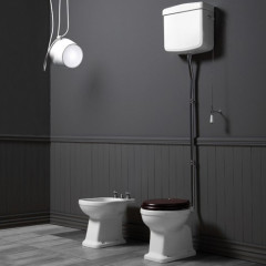 SIMAS Londra Унитаз c вертикальным сливом, цвет белый (для инсталляции необходимо 2 набора креплений)