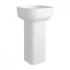 Simas Balloon Раковина-чаша квадратная на столешницу 45x45xh20 см, без отв под смеситель, без перелива, цвет белый