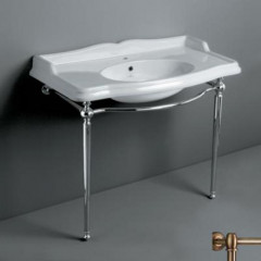 SIMAS Arcade 90, раковина 90*56, с 1 отв. под смеситель, цвет: белый