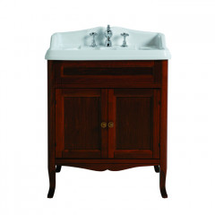 SIMAS Arcade 73, раковина с бортиком 73*54, с 1 отв. под смеситель, цвет: белый