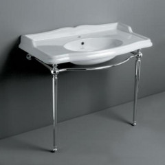 SIMAS Arcade 105, раковина-консоль 105*56, с 1 отв. под смеситель, цвет: белый