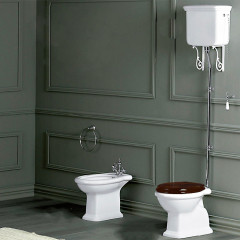 SIMAS Lante Кронштейны для высокого бачка LA06 (2шт.), латунь, цвет белый