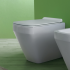 Simas Baden Baden Унитаз приставной безободковый 56х36 см, слив универсальный, цвет белый (без креплений к стене F91)