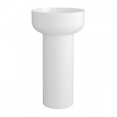 Simas Balloon Раковина-чаша круглая на столешницу 45xh20 см, без отв под смеситель, без перелива, цвет белый